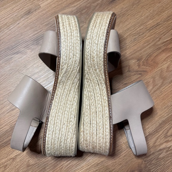 Vince Espadrille Platform Sandals with Braided‎ Sole - Picture 5 of 6